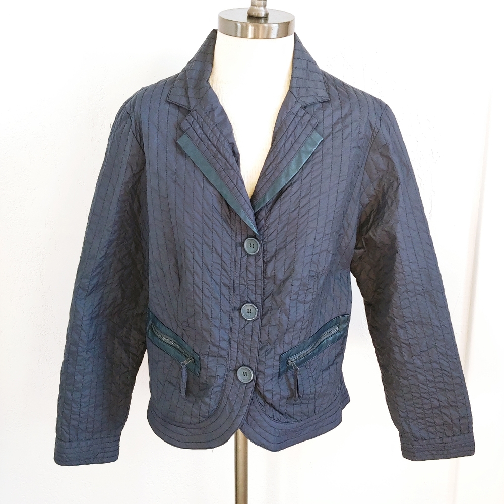 Harve Benard Navy Light Weight Jacket.